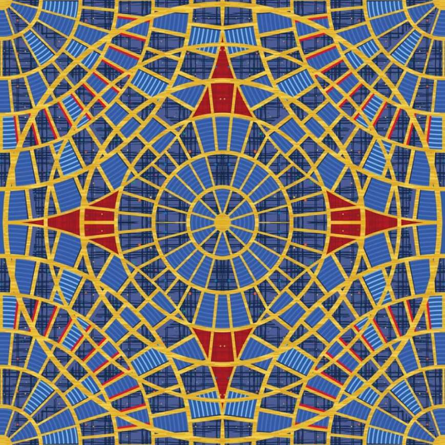 Marriott Carpet Pattern, 1 repeatable tile by Zan Bowden Marriott Carpet Pattern, 1 repeatable tile by Zan Bowden