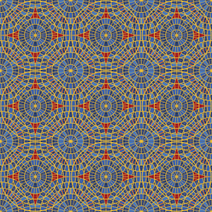 Marriott Carpet Pattern, 4 tiles by Zan Bowden. Meant for electronic wallpaper, not printing.