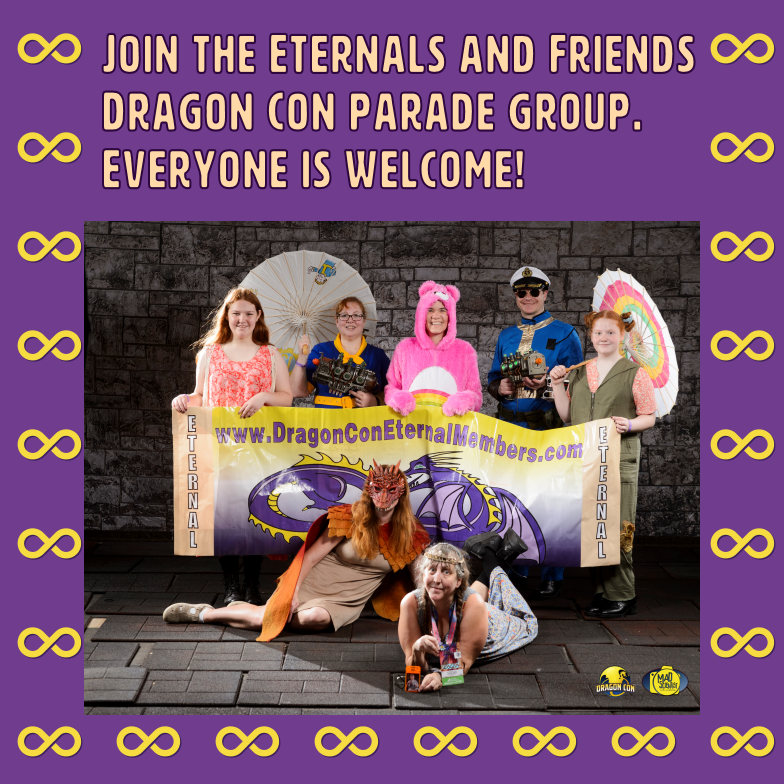 Marriott Eternals and Friends Parade Group 2025 recruiting image - 784 x 784